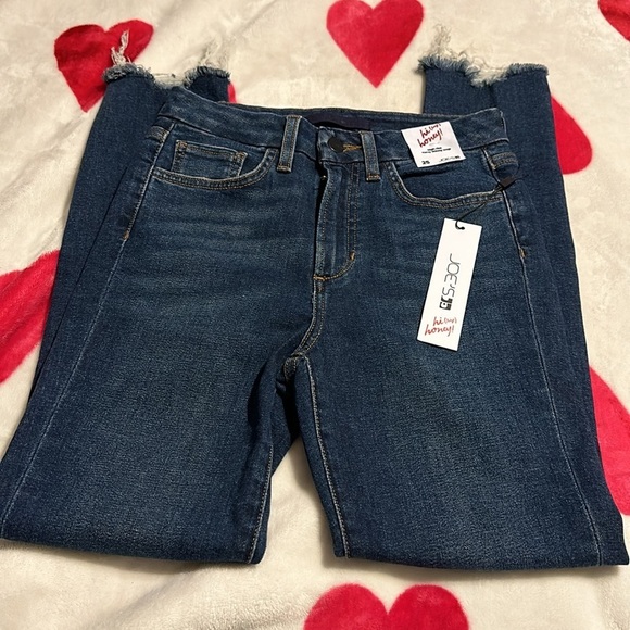 NWT JOE'S Jeans Honey Women's Hi Rise Curvy Skinny Crop Distressed in Boketto - Picture 5 of 13